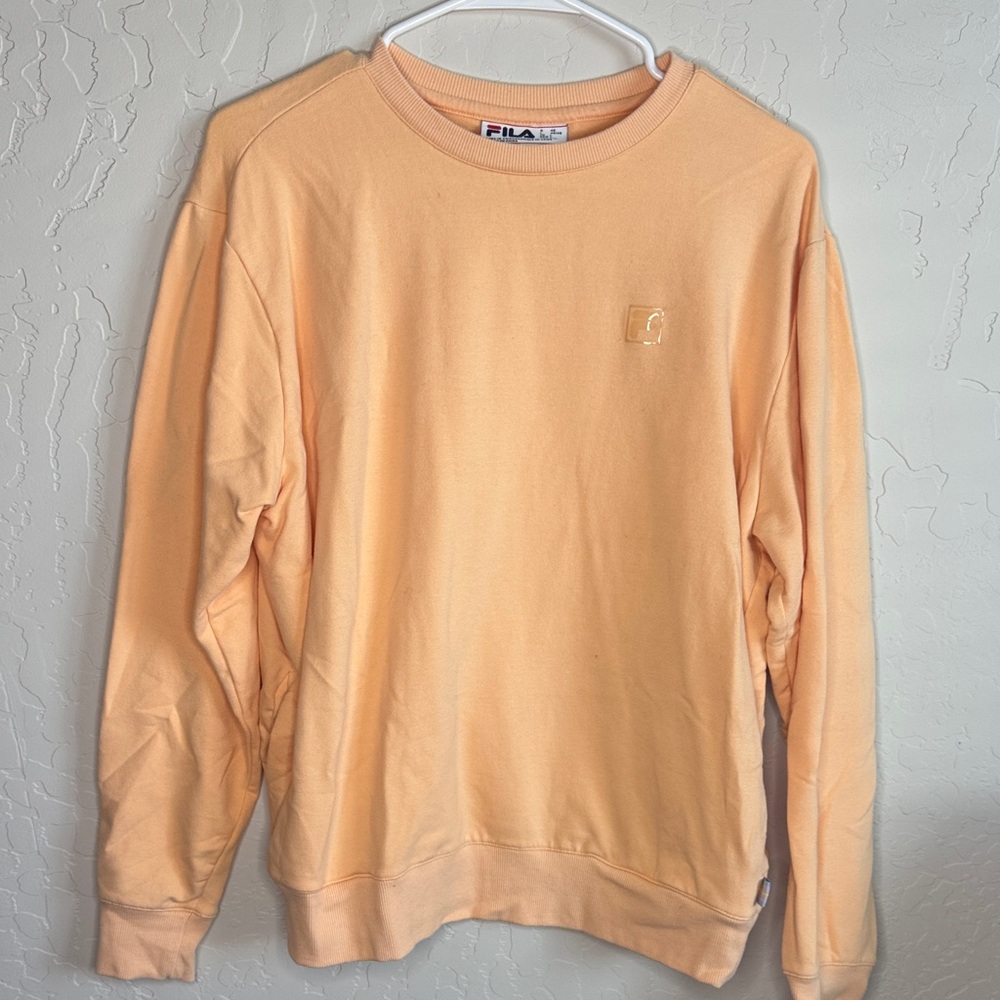 Fila Womens Light Orange Crewneck Sweater